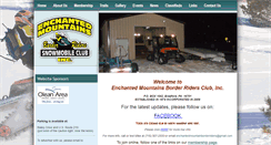 Desktop Screenshot of enchantedmountainsborderriders.com